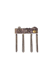 Antique Gold Finish Alexander Brooch by Cosa Nostraa