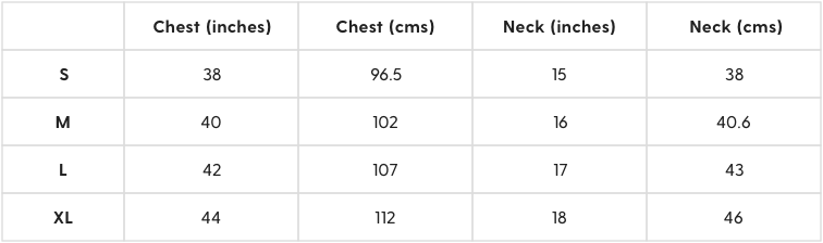 Jordan Bridesmaids Size Chart